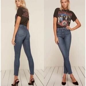 Reformation High and Skinny Jeans in Rhine Size‎ 25